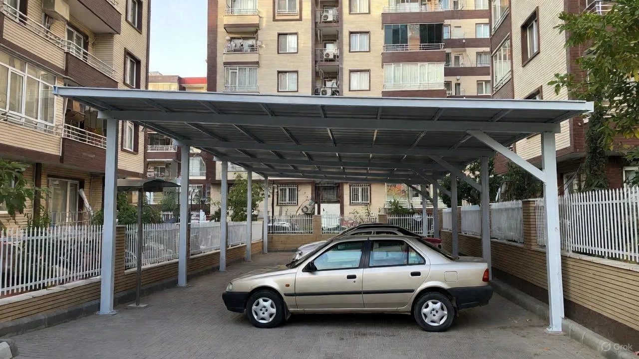 سایبان فلزی خودرو، حفاظت از ماشین در تهران با مدل های ارزان